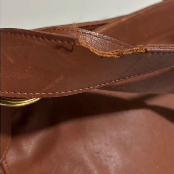 Coach Brown Leather Tote Bag - Picture 8 of 17